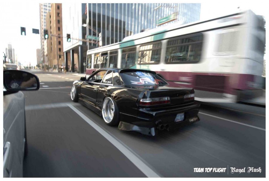 Nissan Silvia S13 диски SSR Vienna Courage R18 10J ET-34 215/35 225/40