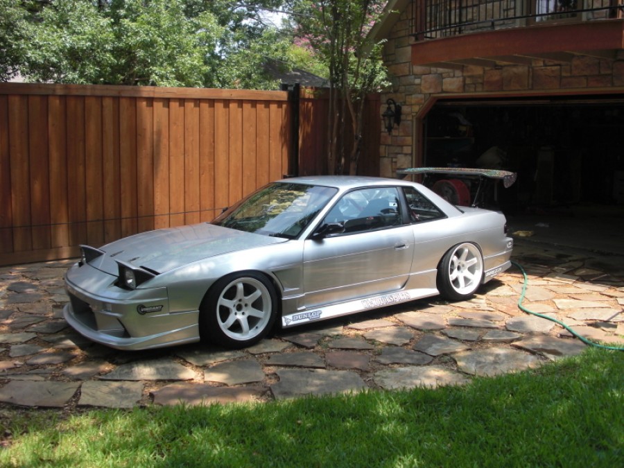 Nissan Silvia S13 диски Rays Volk Racing TE37 R17 9J 235/40 R18 10.5J ET15 245/40