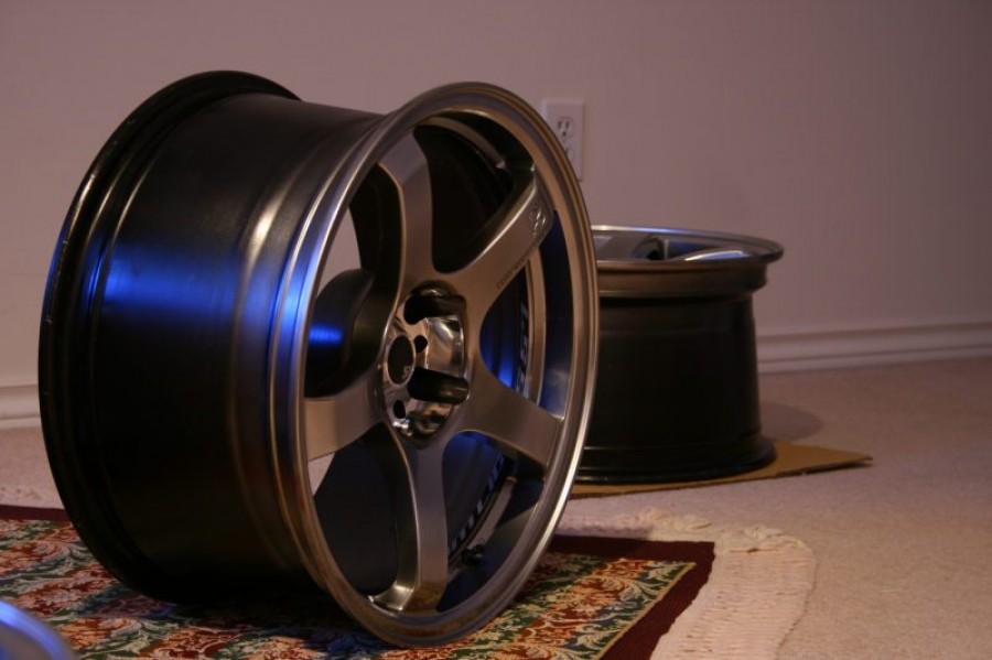 Nissan Silvia S13 диски Rays Gram Lights T57-RC R17 9J ET12 215/40 R18 9.5J