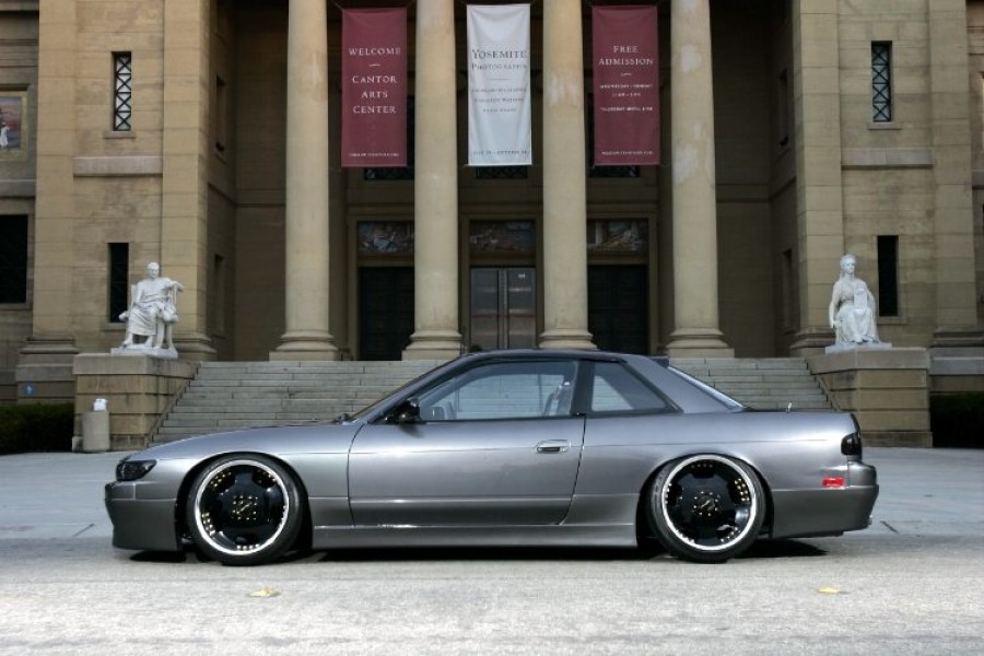 Nissan Silvia S13 диски Work Euroline DH R18 9J ET2 215/40 10J ET-7 225/40