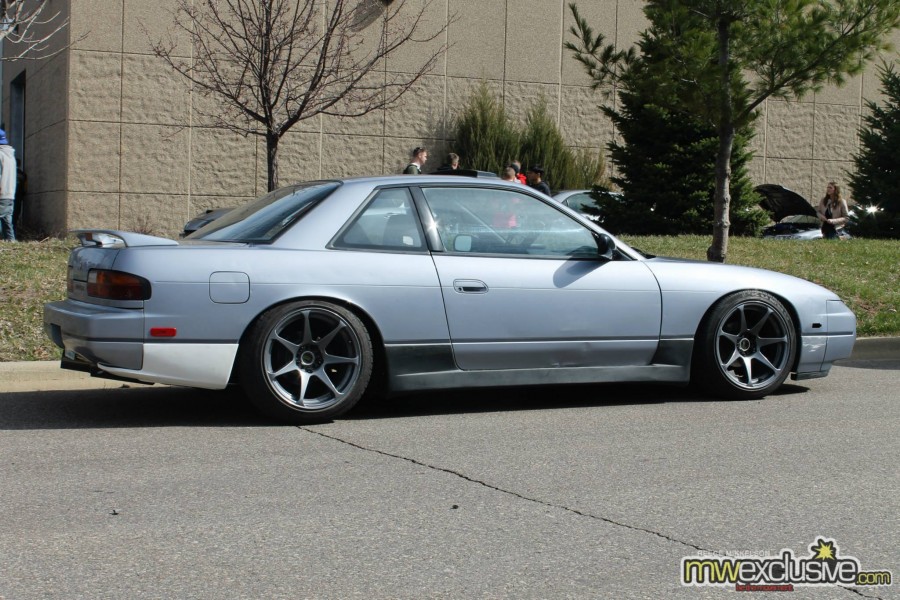 Nissan Silvia S13 диски MB Battle R17 9.5J ET15 235/40 225/45