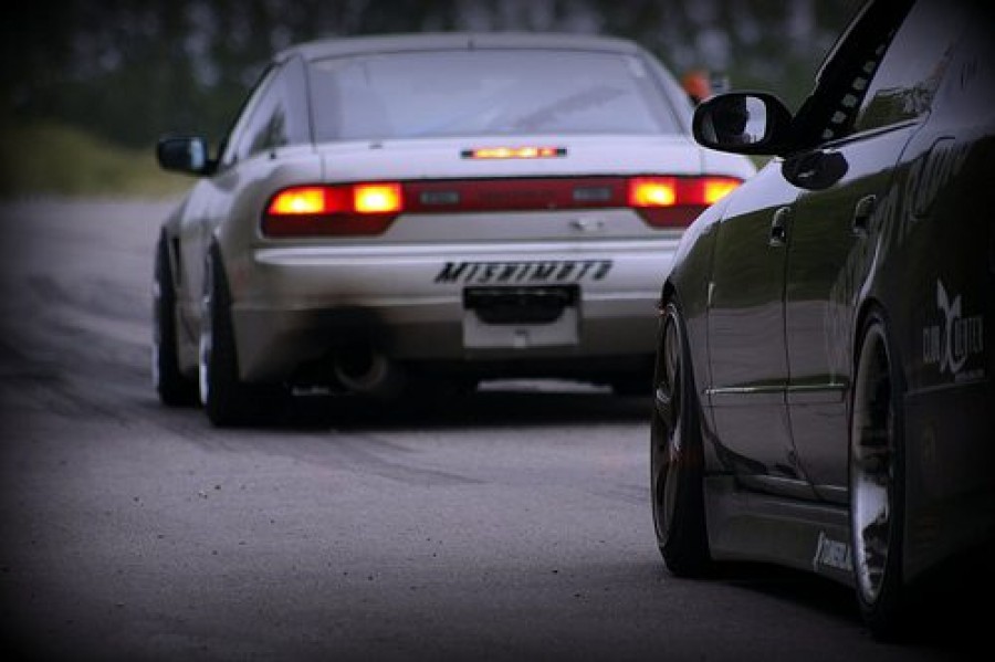 Nissan 180SX/200SX/240SX S13 диски 5Zigen PRO RACER GN+ R17 9.5J ET2 235/40 225/45
