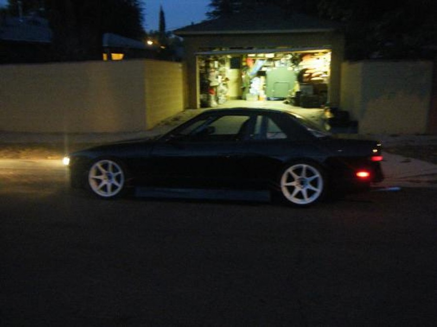 Nissan Silvia S13 диски MB Battle R17 9.5J ET-27 215/40 ET7
