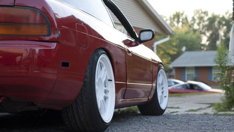 Nissan Silvia S13 диски R17 9.5J ET18 225/45 Enkei RPF1 10J 235/40