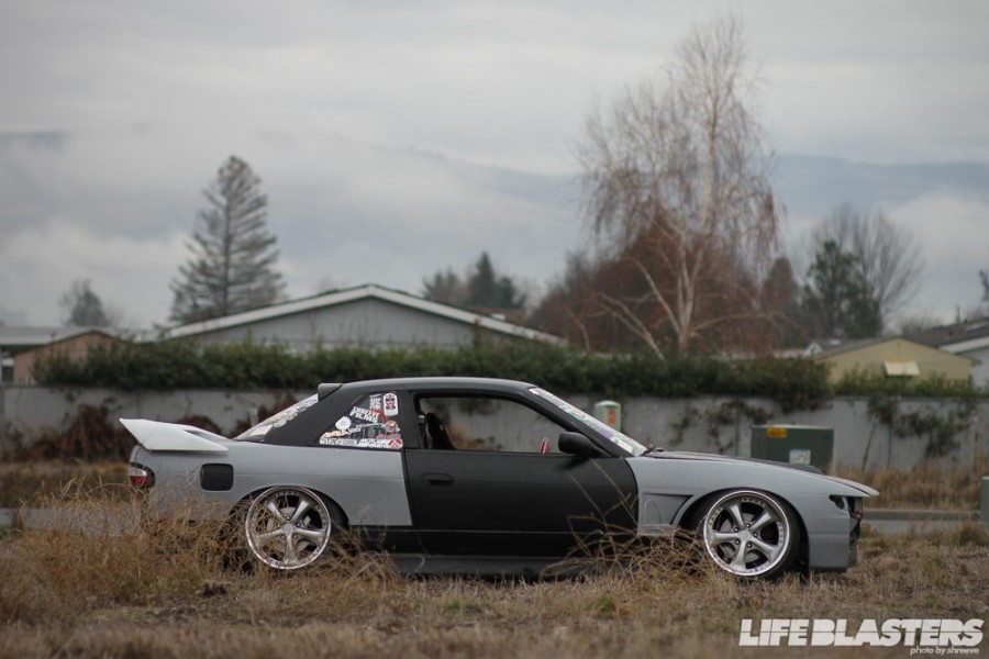 Nissan Silvia S13 диски Work VS-KF R17 10.5J ET-14 215/40 225/45