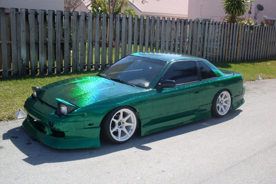 Nissan Silvia S13 диски MB Battle R17 9.5J ET15 215/40