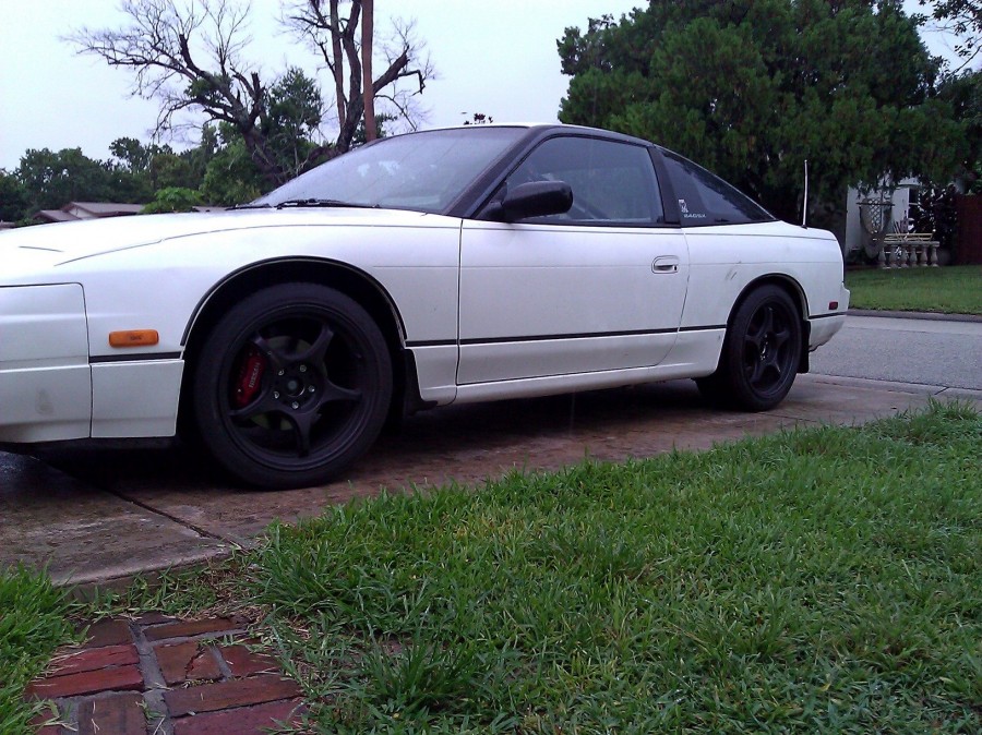 Nissan Silvia S13 диски 5Zigen FN01R-C R17 9J ET27 245/40 ET35
