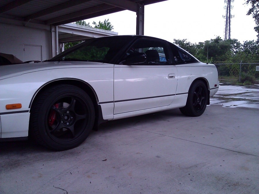 Nissan Silvia S13 диски 5Zigen FN01R-C R17 9J ET27 245/40 ET35