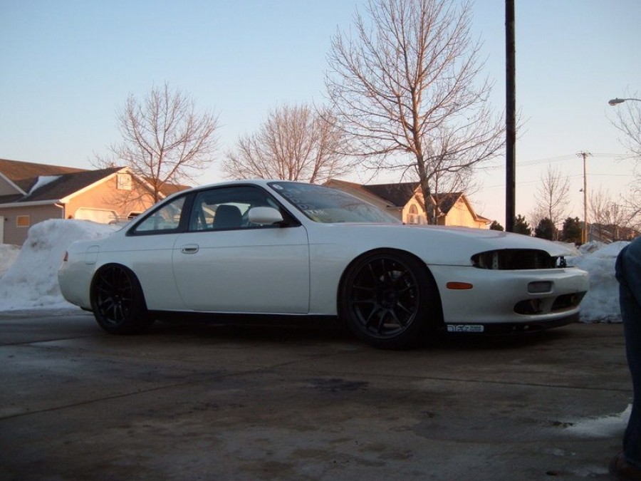 Nissan Silvia S14 диски Work Emotion CR KAI R18 9.5J ET12 235/40 SleepyS-14 