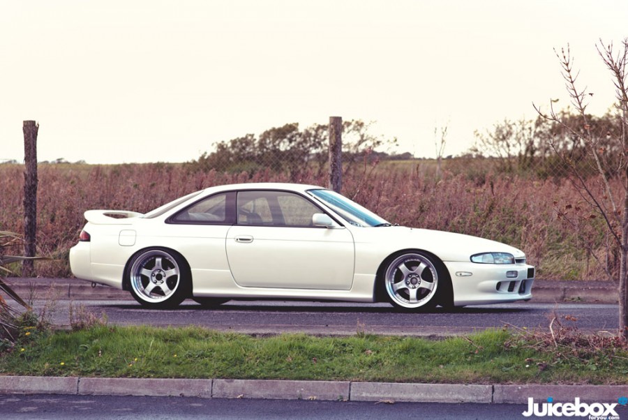 Nissan Silvia S14 диски Rota P45R R17 9J ET25 235/45 9.5J ET30 245/45