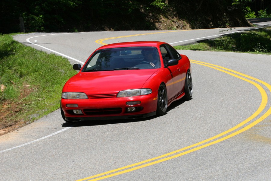 Nissan Silvia S14 диски 5Zigen FN01R-C R17 8J ET10 235/40 10J ET12 255/40 Longfellow 