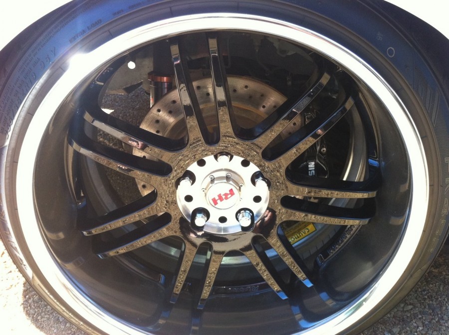 Nissan Silvia S14 диски Racing hart R19 9J ET26 225/35 10.5J 255/35