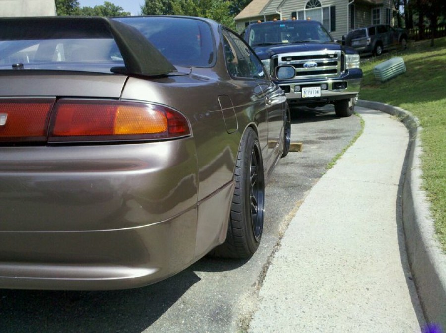 Nissan Silvia S14 диски Enkei RPF1 R17 9J ET22 235/40 R18 10.5J ET15 255/40