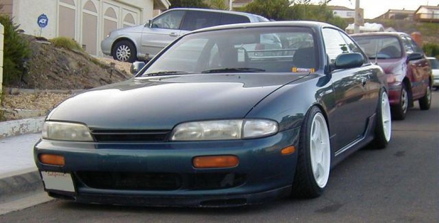 Nissan Silvia S14 диски 5Zigen FN01R-C R17 9J 205/45 10J ET12 235/45