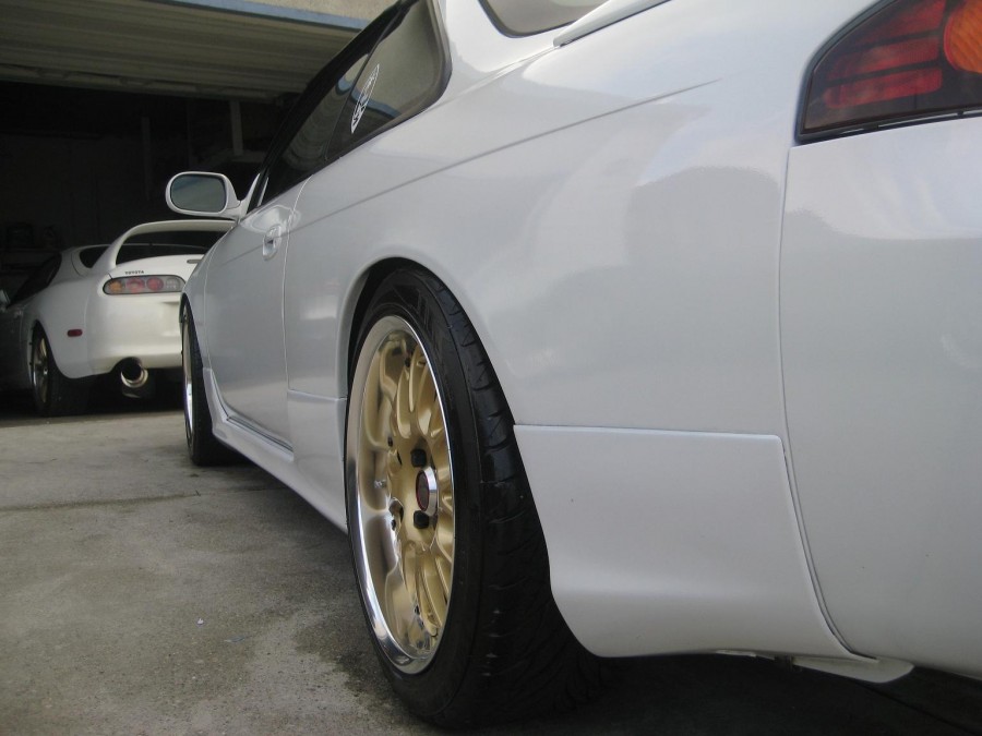 Nissan Silvia S14 диски Rays Volk Racing GT-A R17 8J ET12 225/45 9J