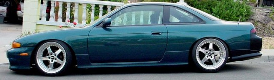 Nissan Silvia S14 диски Wisesports Super Wade Spokes R18 9J ET9 215/40 10J ET5 225/40