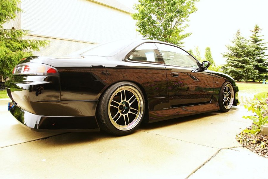 Nissan Silvia S14 диски Enkei RPF1 R18 9.5J ET15 225/40 10.5J 245/40