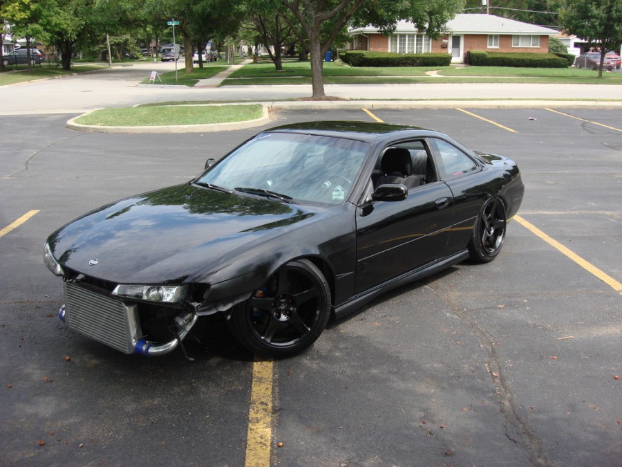 Nissan Silvia S14 диски OEM Ford Mustang R17 9J ET24 225/45 10.5J ET27 255/40