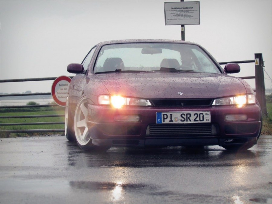 Nissan Silvia S14 диски Rota P45R R18 9.5J ET15 225/40 ET12