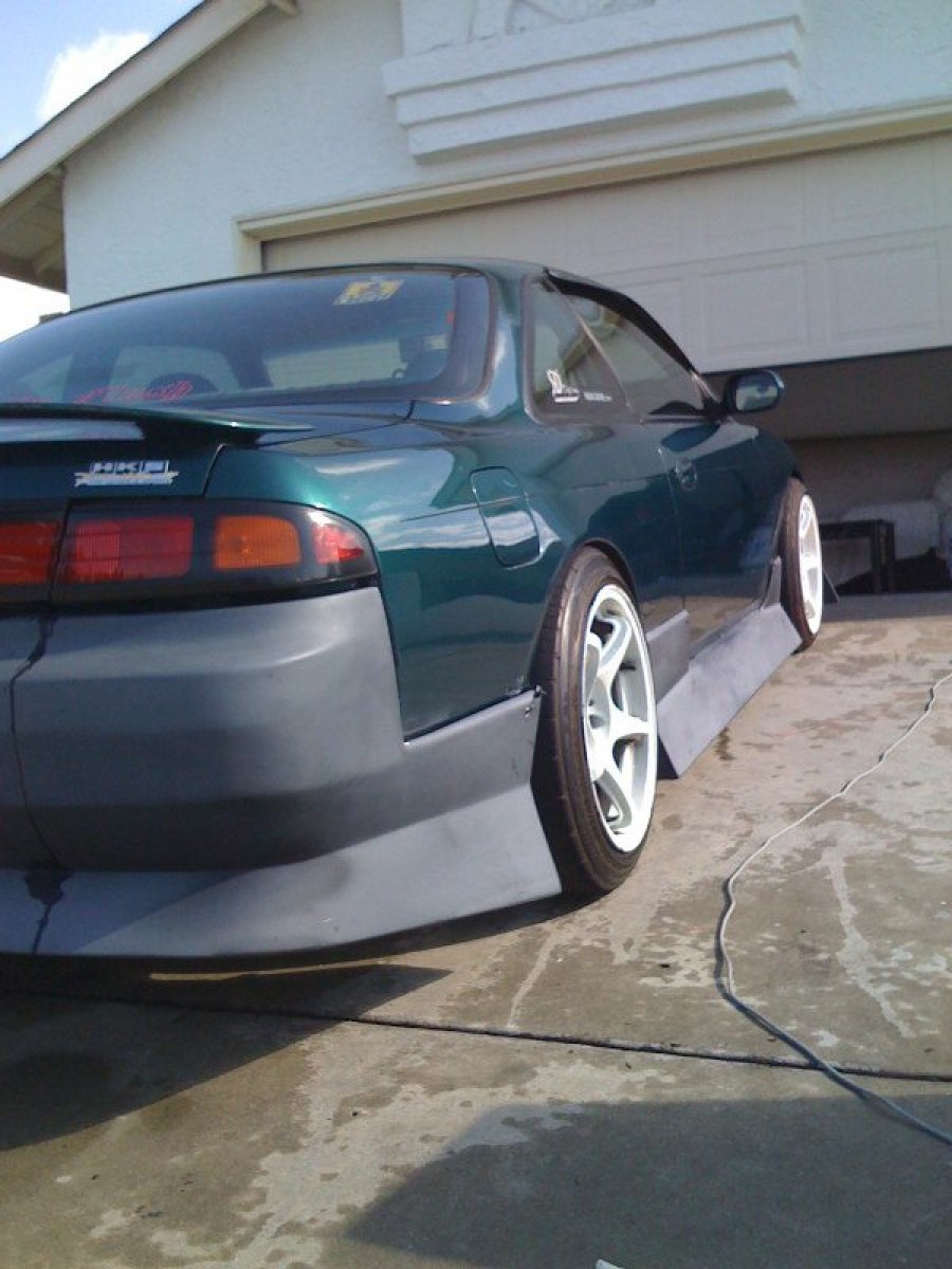 Nissan Silvia S14 диски 5Zigen FN01R-C R17 10.5J ET12 235/40 235/45