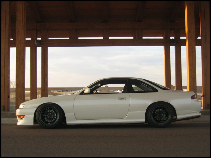 Nissan Silvia S14 диски Enkei RPF1 R17 9.5J ET18 235/40 10J