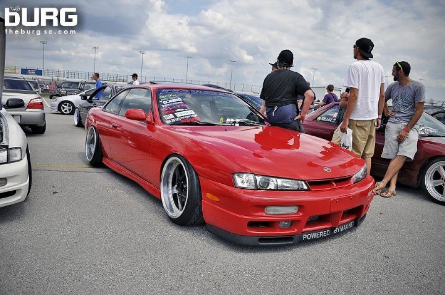 Nissan Silvia S14 диски Work Equip 05 R18 10J ET4 215/35 12J 255/35