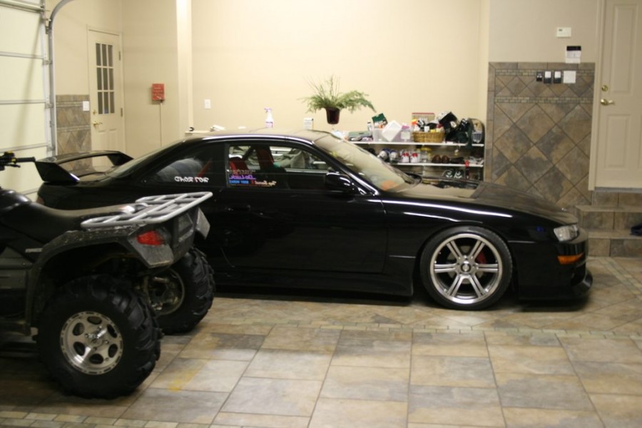 Nissan Silvia S14 диски Do Luck Double Six R18 9J ET18 235/40 10J ET26 265/35