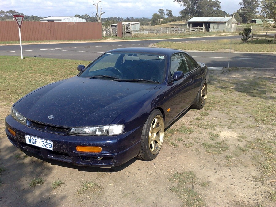 Nissan Silvia S14 диски Rays Volk Racing TE37 R17 9.5J ET12 225/45 R18 10.5J ET22 245/40