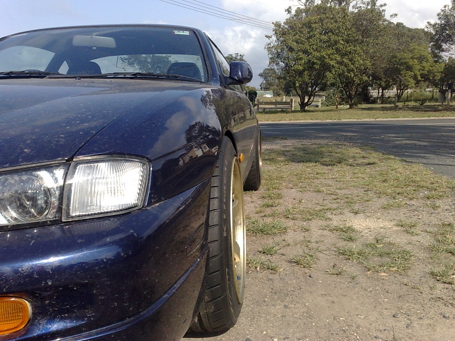 Nissan Silvia S14 диски Rays Volk Racing TE37 R17 9.5J ET12 225/45 R18 10.5J ET22 245/40