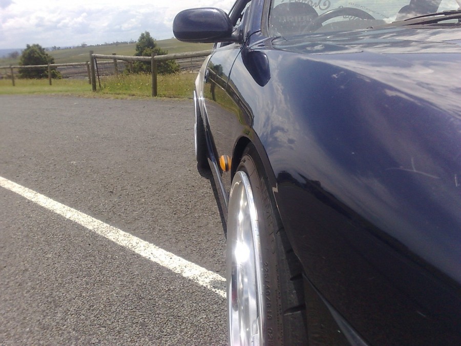 Nissan Silvia S14 диски Garson Deep Racing Ryugi R18 9.5J ET4 225/40 10J ET-4 235/40