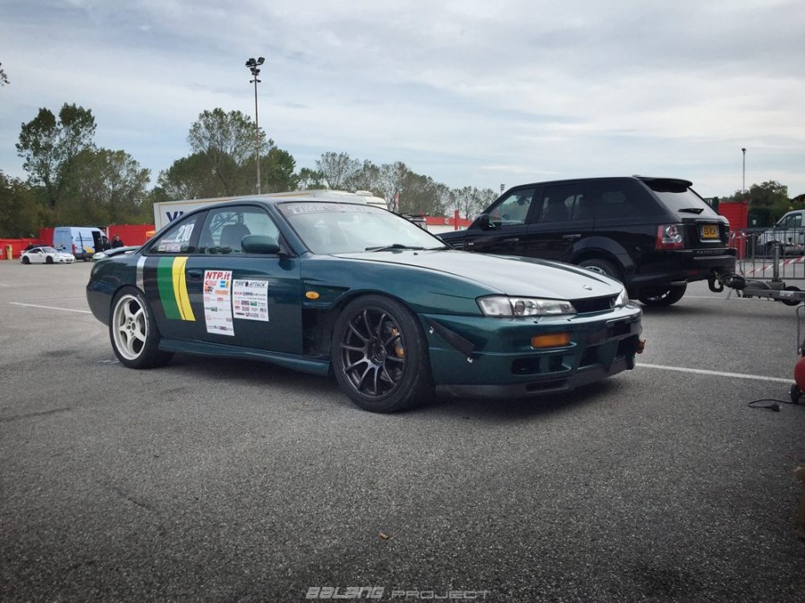 Nissan Silvia S14 диски Rota G-force R18 9.5J ET12 245/40 Rays Gram Lights 57C 8.5J ET20
