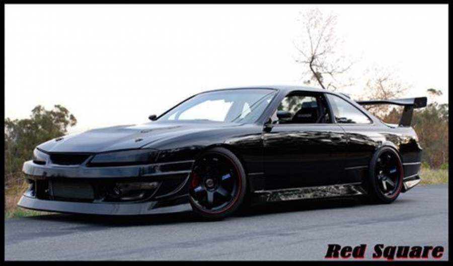 Nissan Silvia S14 диски Rays Volk Racing TE37 R18 9.5J ET12 235/40 10.5J ET15 265/35