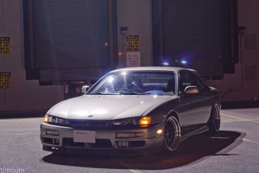 Nissan Silvia S14 диски BBS LM R17 9J ET5 215/45 R18 10J 225/40