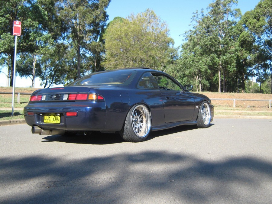 Nissan Silvia S14 диски Work Rezax R18 9J ET9 225/40 10J ET7