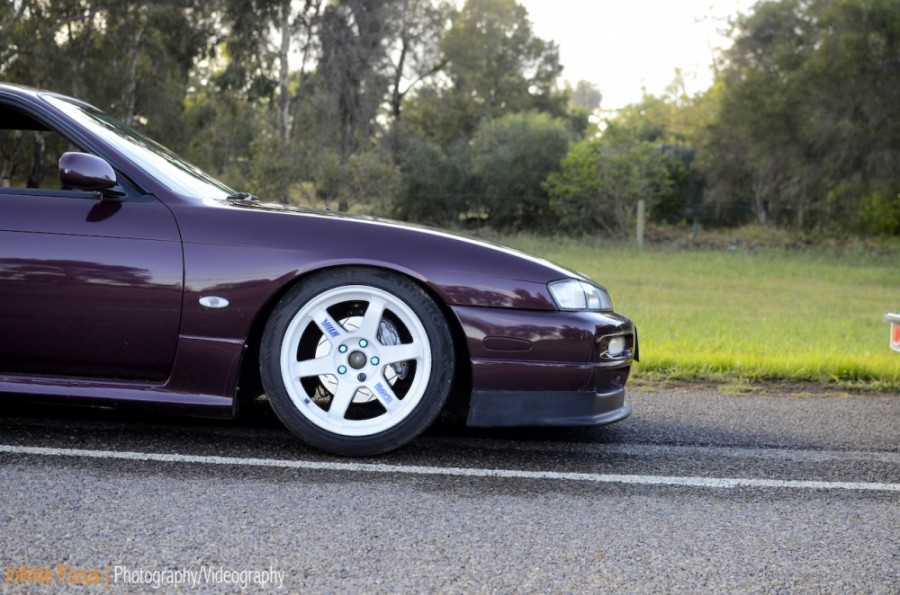 Nissan Silvia S14 диски Rays Volk Racing TE37 R17 9J ET22 215/45