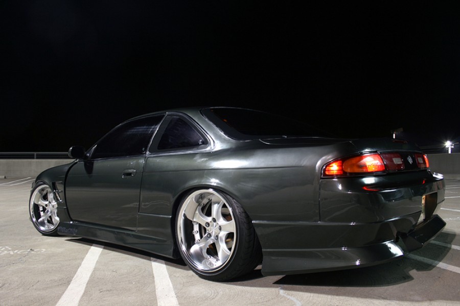 Nissan Silvia S14 диски AME Shallen CX R18 9J ET5 10J ET-5