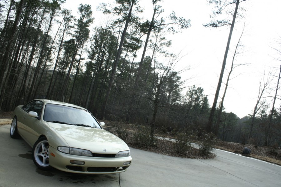 Nissan Silvia S14 диски OEM Ford Mustang Cobra R R17 9J ET26 255/40 viperbite 