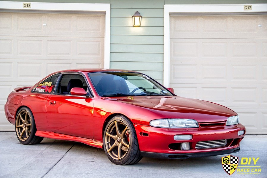 Nissan Silvia S14 диски OEM Nissan Skyline R34 GTR R18 9J ET30 245/40