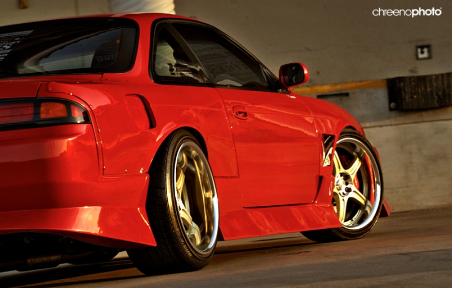 Nissan Silvia S14 диски SSR D5R R18 9J 225/40 10.5J ET-26 255/35