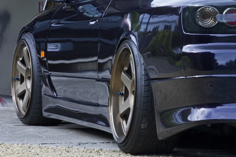 Nissan Silvia S15 диски Rays Volk Racing TE37 R18 9.5J ET15 225/35 R19 10.5J ET12 245/35
