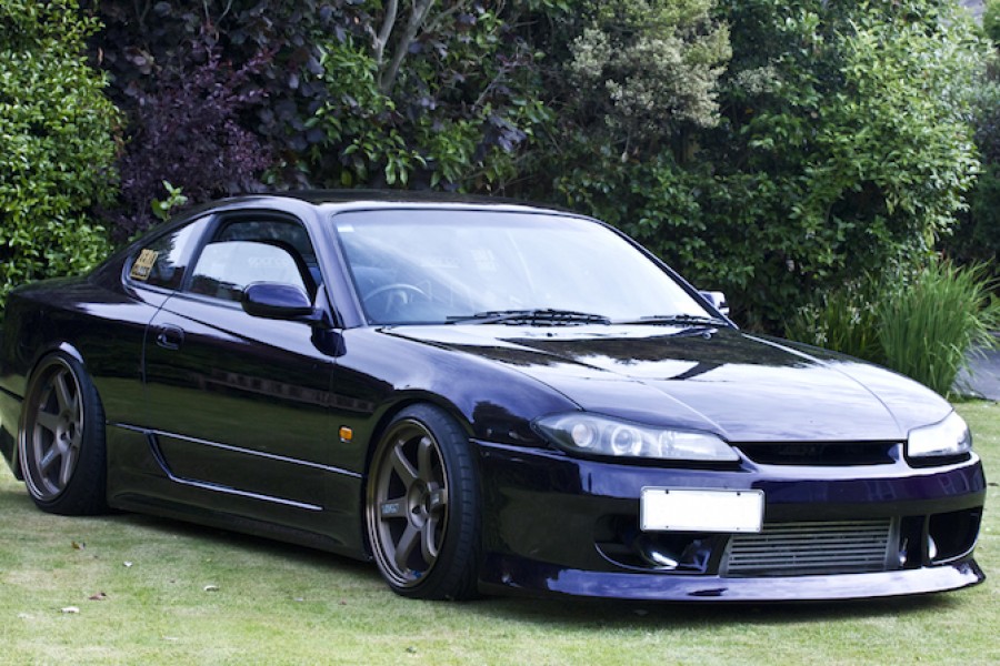 Nissan Silvia S15 диски Rays Volk Racing TE37 R18 9.5J ET15 225/35 R19 10.5J ET12 245/35