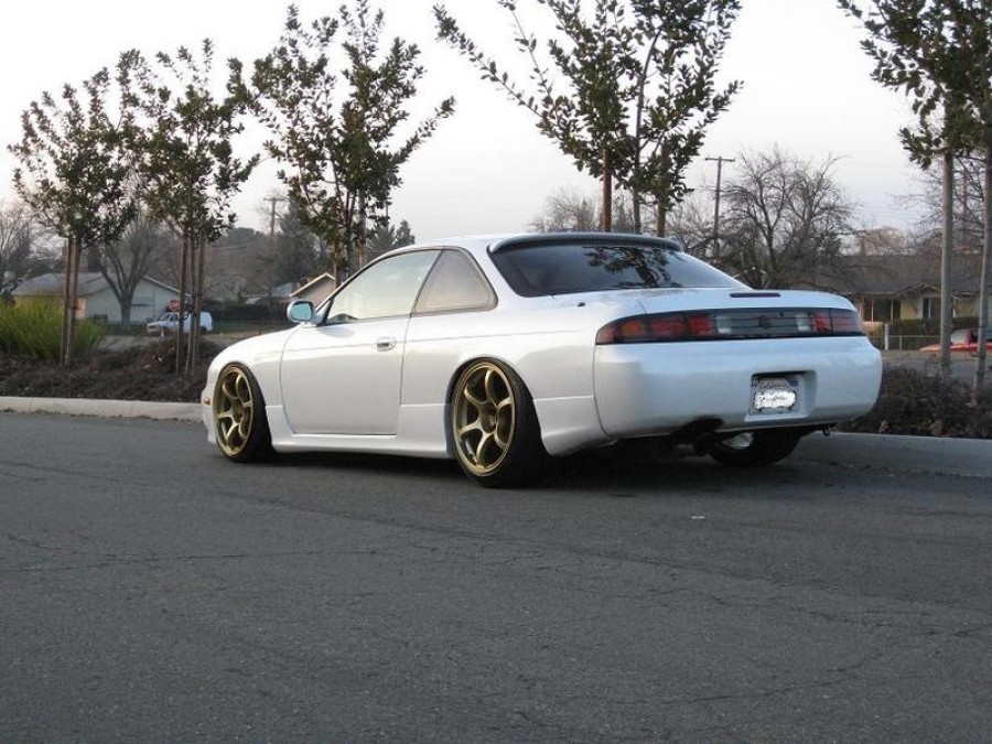 Nissan Silvia S14 диски Advan Yokohama RG II R18 9J ET-3 10J ET15 sunnys14 