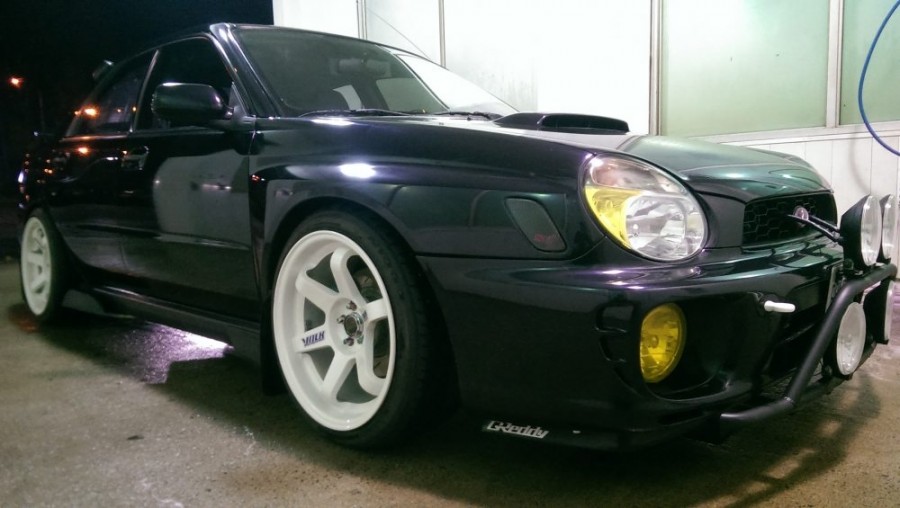 Subaru Impreza диски Rays Volk Racing TE37 R18 10J ET30 255/35