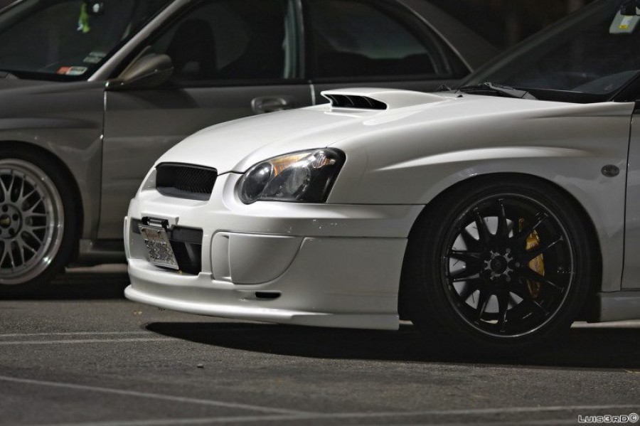 Subaru Impreza GD, GG диски Work Emotion CR KAI R18 9.5J ET35 245/40 ET29 WRX 