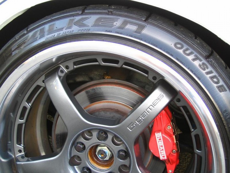 Subaru Impreza GD, GG диски Rays G-Games 77 Wolf R18 9.5J ET40 235/40 WRX 