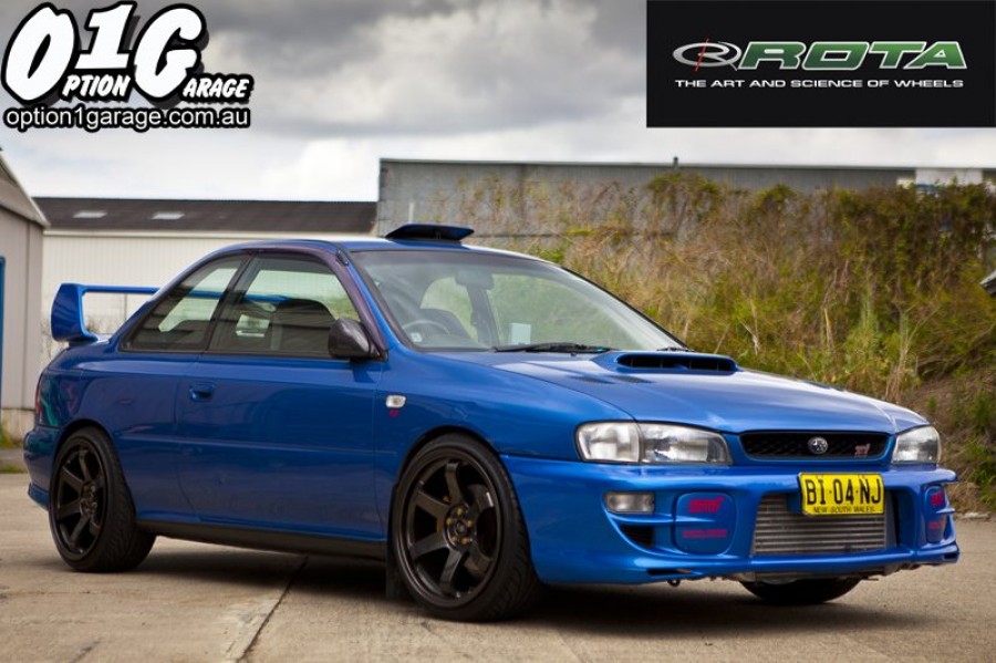 Subaru Impreza диски Rota Grid R18 9.5J ET38 225/40 WRX STI 