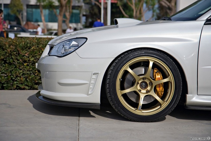 Subaru Impreza GD, GG диски Advan Yokohama RG II R18 10J ET35 265/35 RS WRX STI 
