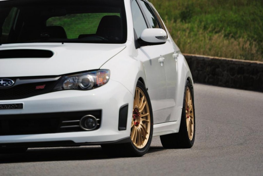 Subaru Impreza GE, GV, GH, GR диски OEM Subaru Impreza R18 8.5J ET52 265/35 WRX STI 
