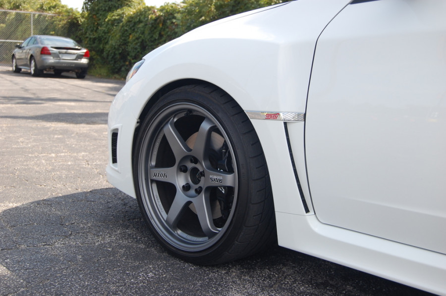 Subaru Impreza GE, GV, GH, GR диски Rays Volk Racing TE37 R19 9.5J ET43 275/30 WRX STI 