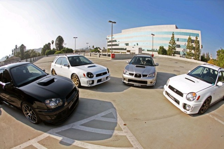 Subaru Impreza GD, GG диски Work Emotion CR KAI R18 9.5J ET32 225/40 ET35 WRX Wagon 